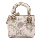 Mini Satin Floral Crystal Lady Dior